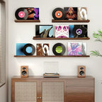 Floating Shelves for Wall, 16 inch Wood Floating Shelves Set of 2, Picture - Image 2