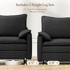 Vesgantti Large Modular Sectional Sofa, Big Comfy Cloud Couch - Image 3