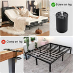 11 Inch Bed Legs for Adjustable Bed Base Frame, Screw in Furniture Replacement - Image 3