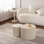 47.25'' Round Modern Coffee Table Set of 2 - Image 5