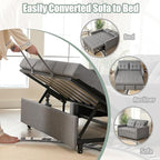 GOSUHI 52" Sleeper Sofa with Pull-Out Bed, 3-in-1 Convertible Sofa Bed - Image 4