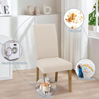 BIETYONE Stretch Dining Chair Covers Set of 2, Soft Removable Washable Kitchen - Image 6