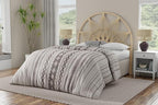 Kouboo Sunflower Rattan Queen Headboard Bedroom Bedroom Furniture Headboard - Image 2