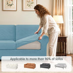 SUBRTEX 5 Pieces Stretch Sofa Slipcover Sets Couch Cover Sets Backrest Cushion - Image 4