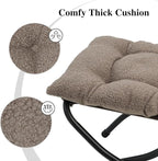 15" Folding Ottoman, Foldable Footrest Stool, Portable Small Foot Stool - Image 5