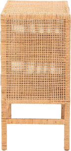 Bali & pari Vivan Natural Rattan Storage Cabinet - Image 5