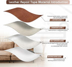 KING MOUNTAIN Leather Repair Patch, 2 Packs 9 x 11 Inches self Adhesive Leather - Image 3