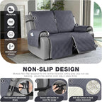 TAOCOCO 100% Waterproof Oversized Loveseat Recliner Cover, Non Slip Split - Image 4