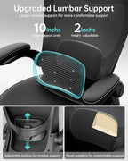 MUXX.STIL Office Chair, PU Leather Ergonomic Desk Chair - Image 4