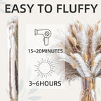 300PCS Natural Pampas Grass Mix Bouquet | Dried Pampas Bouquet - Image 6