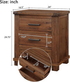 Knocbel Farmhouse Nightstand - Image 3