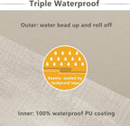 Favoyard Patio Chair Cushions 18.5 x 16 x 3 Inch Waterproof Outdoor Seat - Image 4