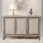 RoyalCraft Buffet Cabinet with Storage, Vintage Solid Wood Sideboard with 3 - Image 3