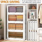 YFXCVSL 4 Tier Plastic Storage Bins - Image 6