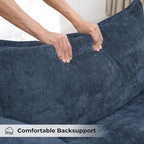 Modern Oversized Accent Chair, Chenille Cloud Sofa Chair - Image 7