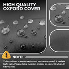 Outdoor Chaise Lounge Chair Cushion Waterproof 74.4 x 22 x 4.7 Inches Memory - Image 7