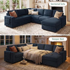 HONBAY Sectional Sleeper Sofa - Image 3