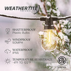Brightech Ambience Pro Super Bright Solar - 27Ft Remote Control Outdoor String - Image 2