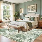 RELEANY Washable Area Rugs Square 8ft Non-Slip Modern Abstract Soft - Image 7