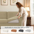 SUBRTEX 5 Pieces Stretch Sofa Slipcover Sets Couch Cover Sets Backrest Cushion - Image 4