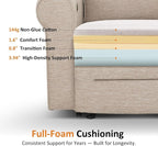 MCombo 87.8" Wall Hugger Power Reclining Sofa - Image 10