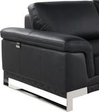 Blackjack Furniture Weston Collection Genuine Italian Leather Living Room Chair - Image 10