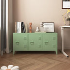 MIOCASA Metal Storage Cabinet, 3 Door TV Stand, Metal TV Cabinet - Image 6