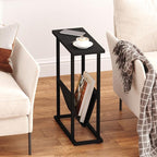 Yusong Narrow Side Table for Small Spaces, Small End Table Set of 2 - Image 8