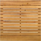 Christopher Knight Home Kayahs 5 Pieces Acacia Wood Furniture Set, Patio - Image 19