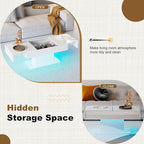 HedoAjim White LED Coffee Table - Image 5