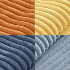 MIULEE Summer Yellow Blue Decorative Throw Pillow Covers 20x20 Inch Set of 4 - Image 6