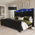 Belffin King Size Bed Frame and Headboard, 50.9" Velvet Upholstered Wingback by Belffin