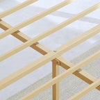 BOSRII 14in High Solid Bamboo Wood Platform Twin XL Bed Frame - Image 8