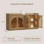 SICOTAS Sideboard Buffet Cabinet - Image 2