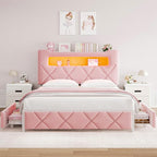 Full Upholstered LED Bed Frame - Image 8
