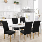 BIETYONE Stretch Dining Chair Covers Set of 4, Soft Removable Washable Kitchen - Image 2