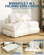 Folding Sofa Bed, Convertible Folding Out Sofa Bed - Image 2