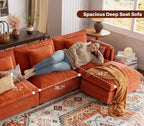 ELUCHANG Oversized 150" Modular Sectional Sofa, Comfy Cloud Couch, U Shaped - Image 6