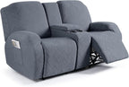 Ruaozz Loveseat Recliner Covers by RuaozzFurnitureCovers