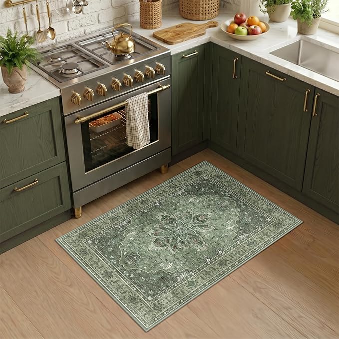 RELEANY Area Rugs 2'x4' Kitchen Rugs Entry Rug Small Rugs - Image 2