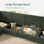 HONBAY Modular Sofa Sectional Sleeper Couch - Image 5