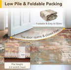 RELEANY Washable Area Rugs 6'x8' Non-Slip Modern Abstract Soft - Image 5