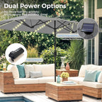 SUPERJARE 13ft Outdoor Patio Umbrella - Image 3