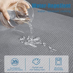 Water Repellent Couch Cushion Cover 3 Pieces Sofa Seat Cushion Covers, Stretch - Image 2