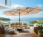 SUPERJARE 13ft Outdoor Patio Umbrella - Image 6