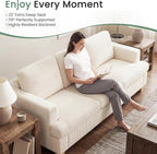 YOUDENOVA 63" Corduroy Sofa Couch Loveseat - Image 3