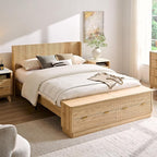 T4TREAM Fluted Queen Size Bed Frame by T4TREAMFurniture