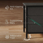 Huuger 9 Drawer Dresser, 55 Inch TV Stand - Image 8