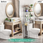 Kalrin Over-The-Toilet Storage Rack, 4-Tier Bathroom Organizer Shelf Over Toilet - Image 4