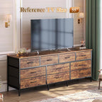 Huuger 63 Inch Dresser for Bedroom, Long Dresser - Image 2